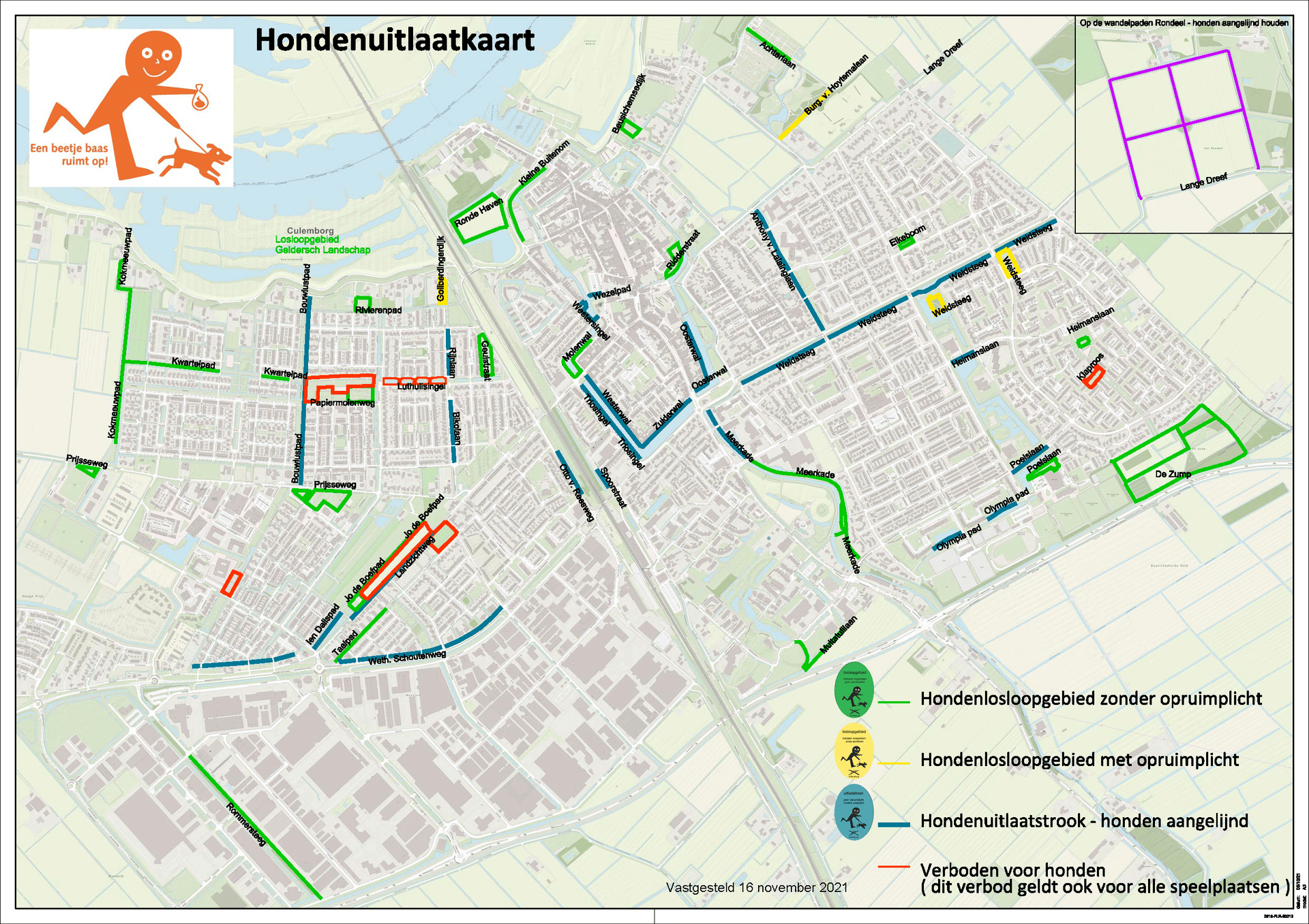 Hondenuitlaatkaart