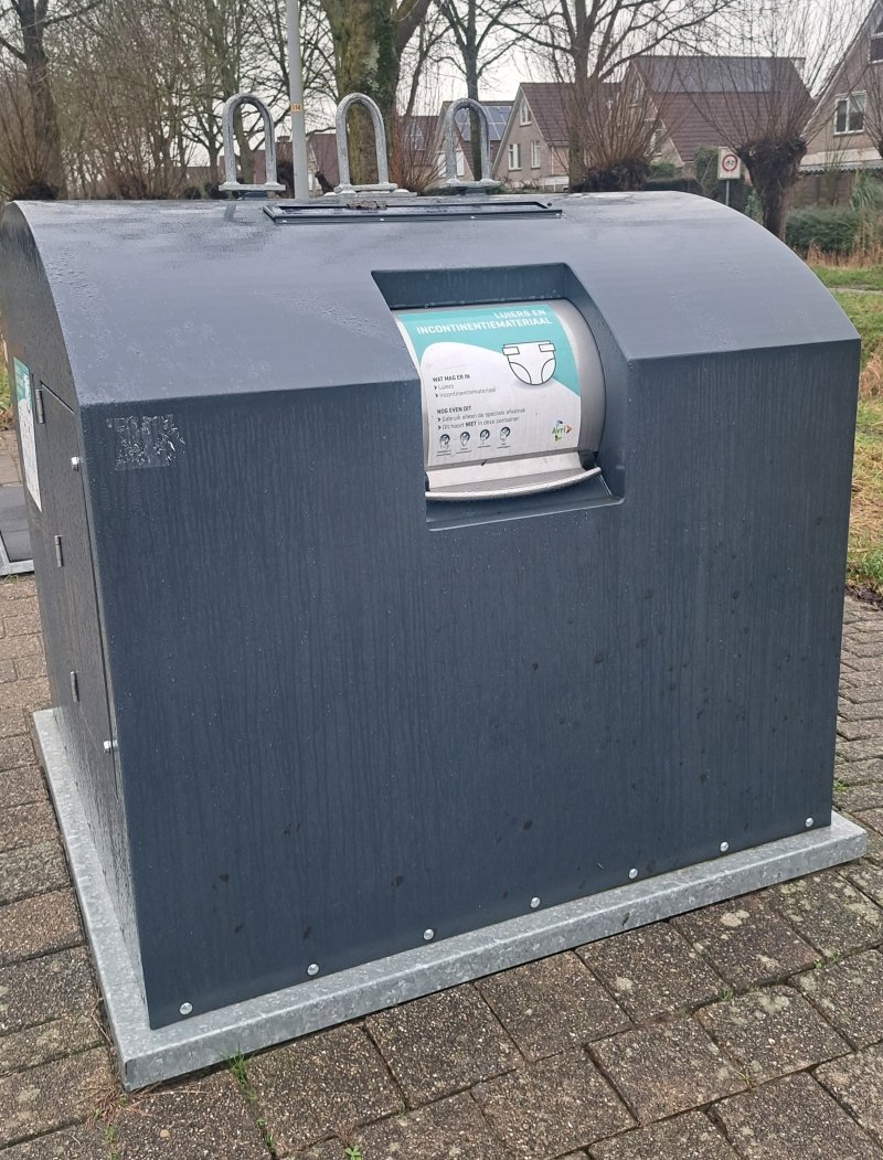 Container luiers en incontinentiemateriaal